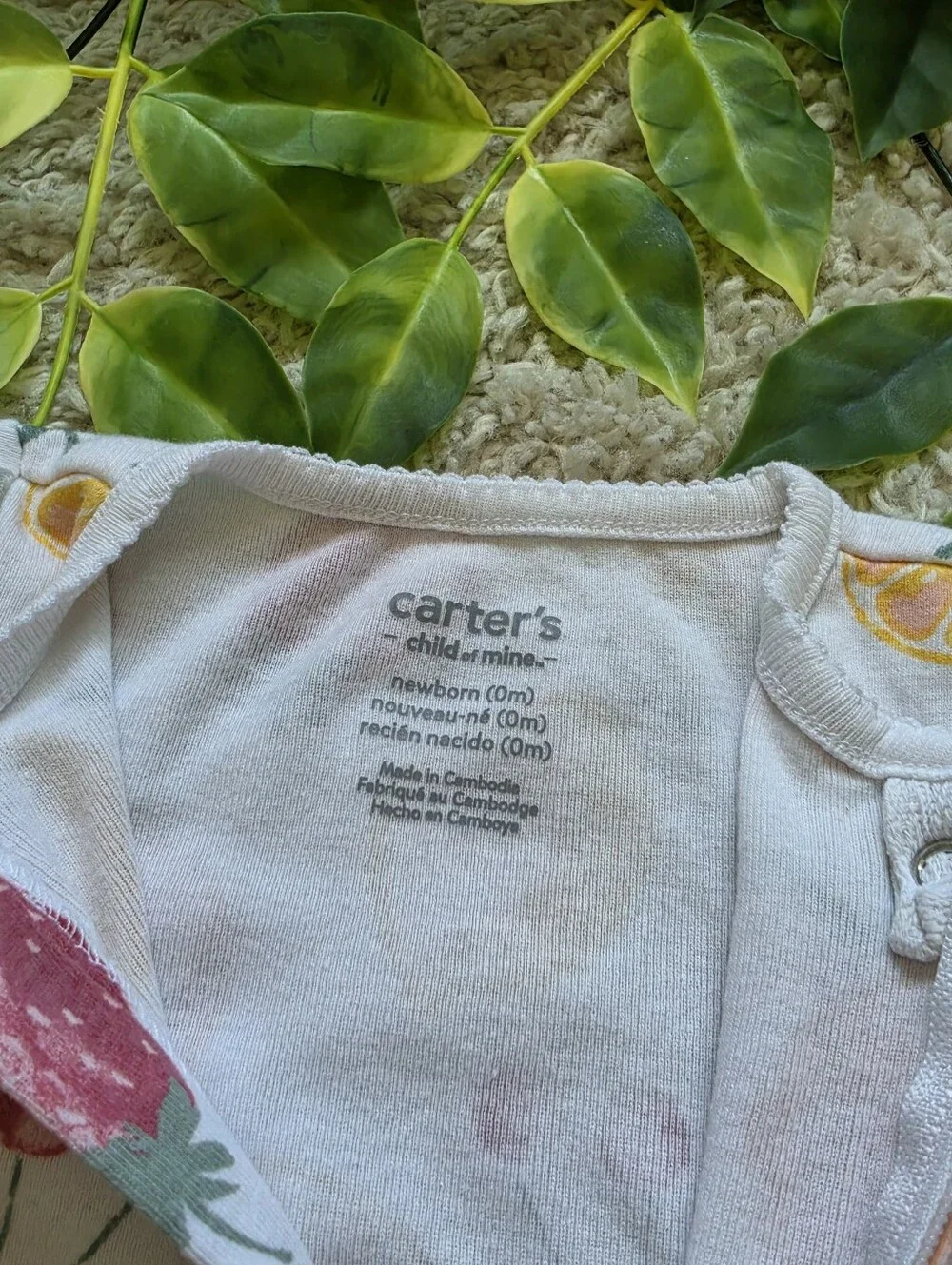 Carter's Baby Girl Fruit Sleeper (Newborn)